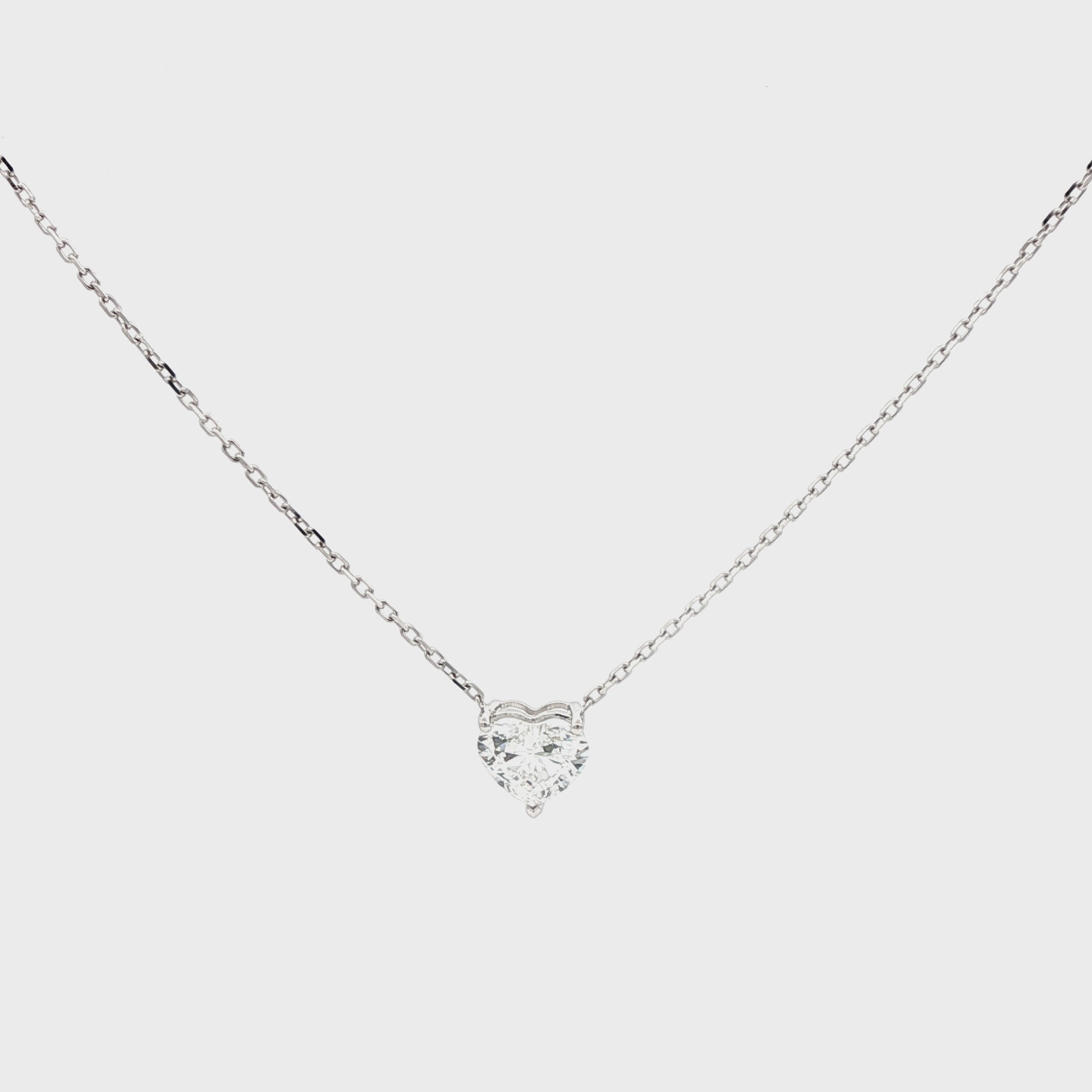 2ct Heart Pendant