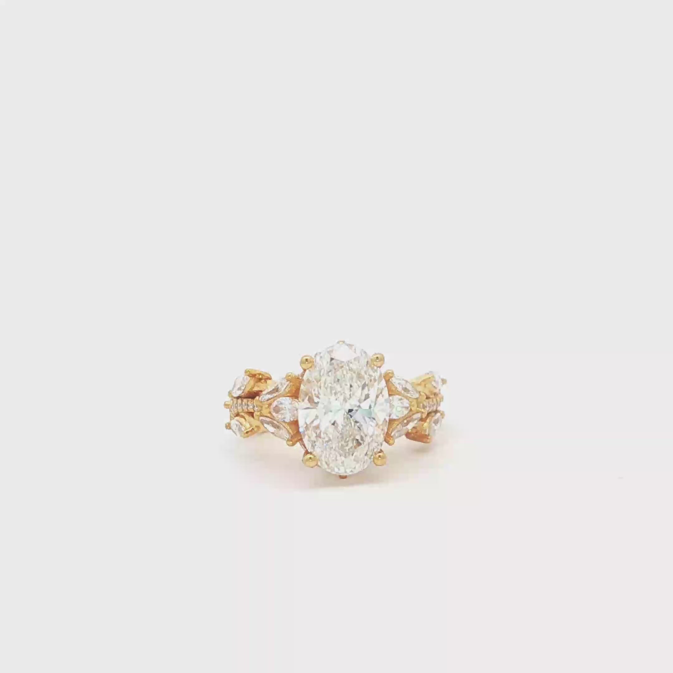 Beauty & the Beast Ring (3ct Oval)