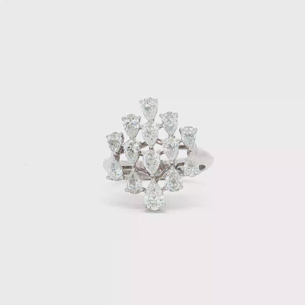 Pear x Round  Harmony Ring