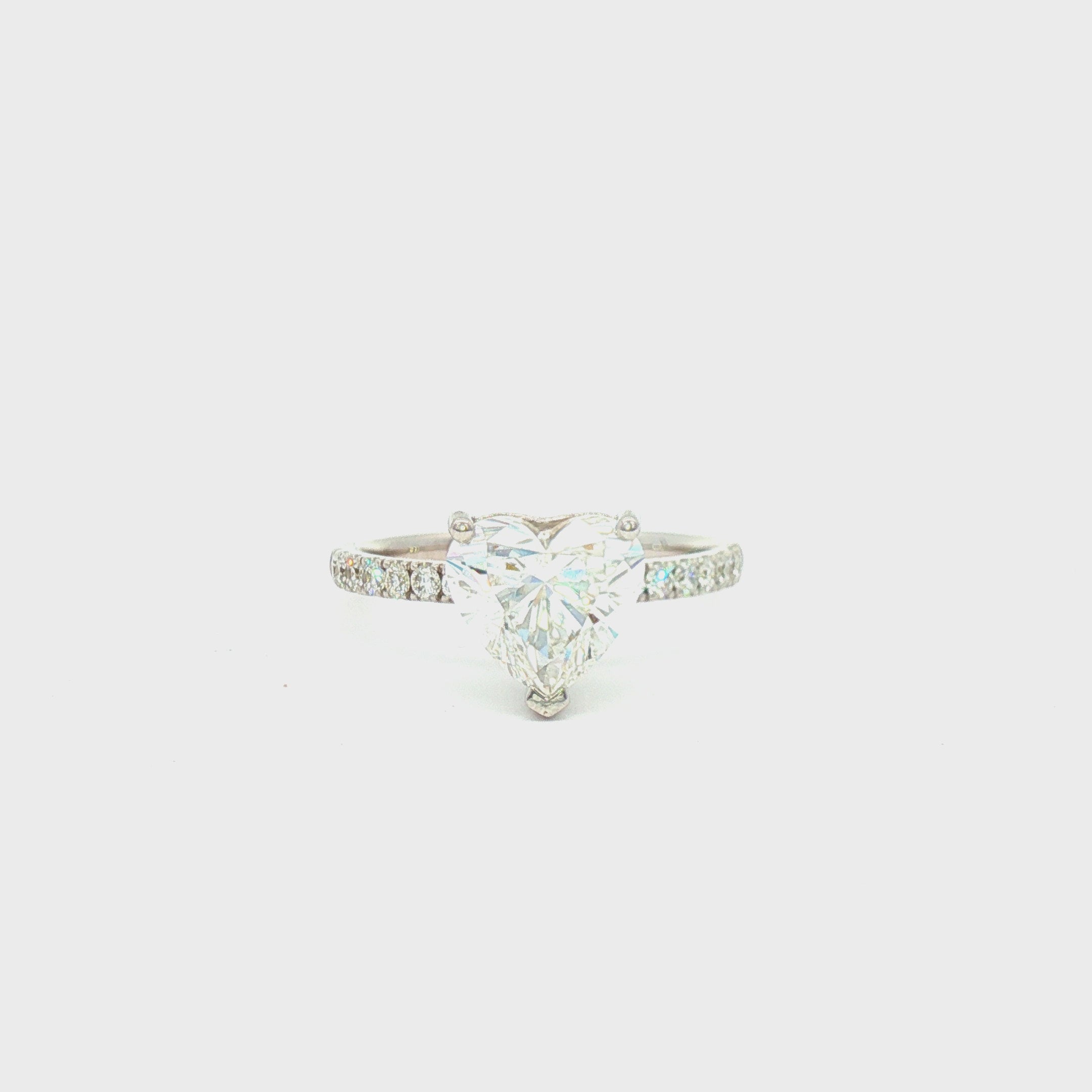 2ct Heart Shape Engagement Ring
