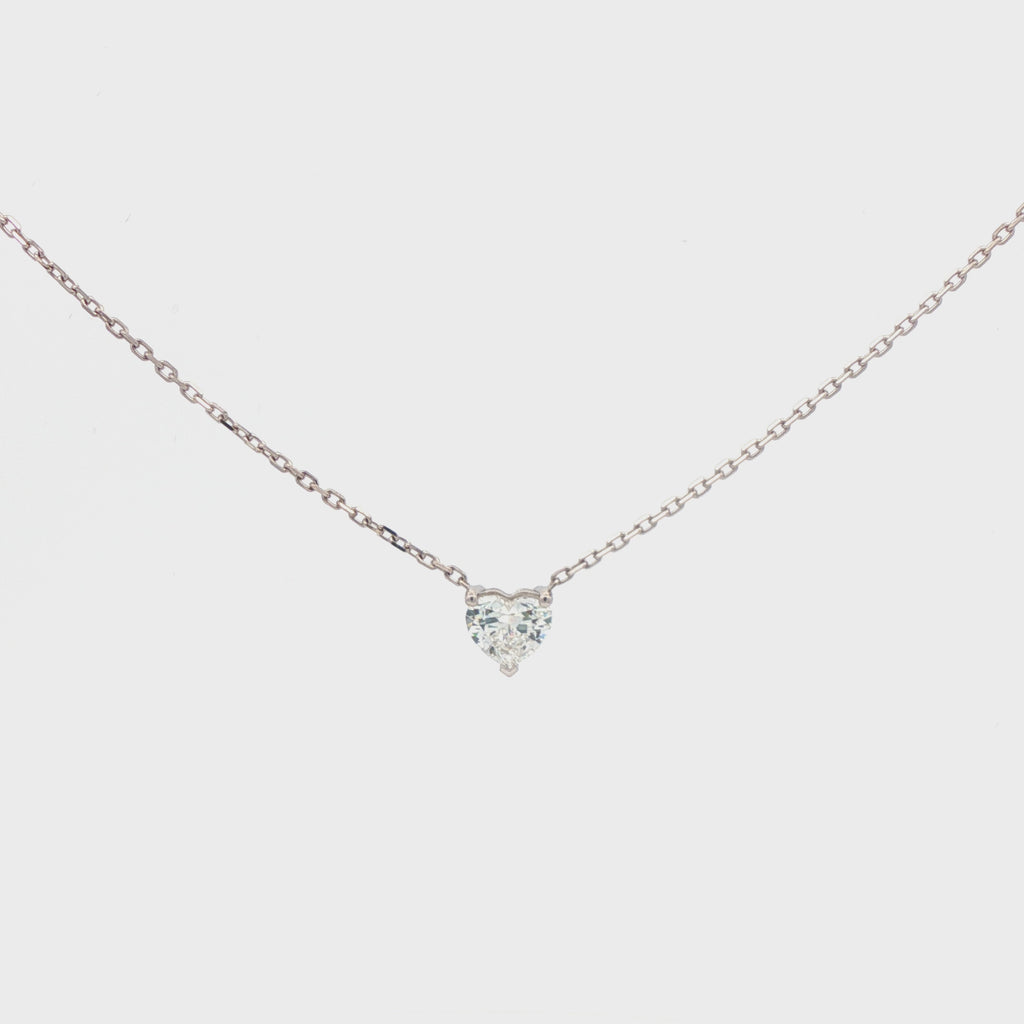 1ct Heart Pendant