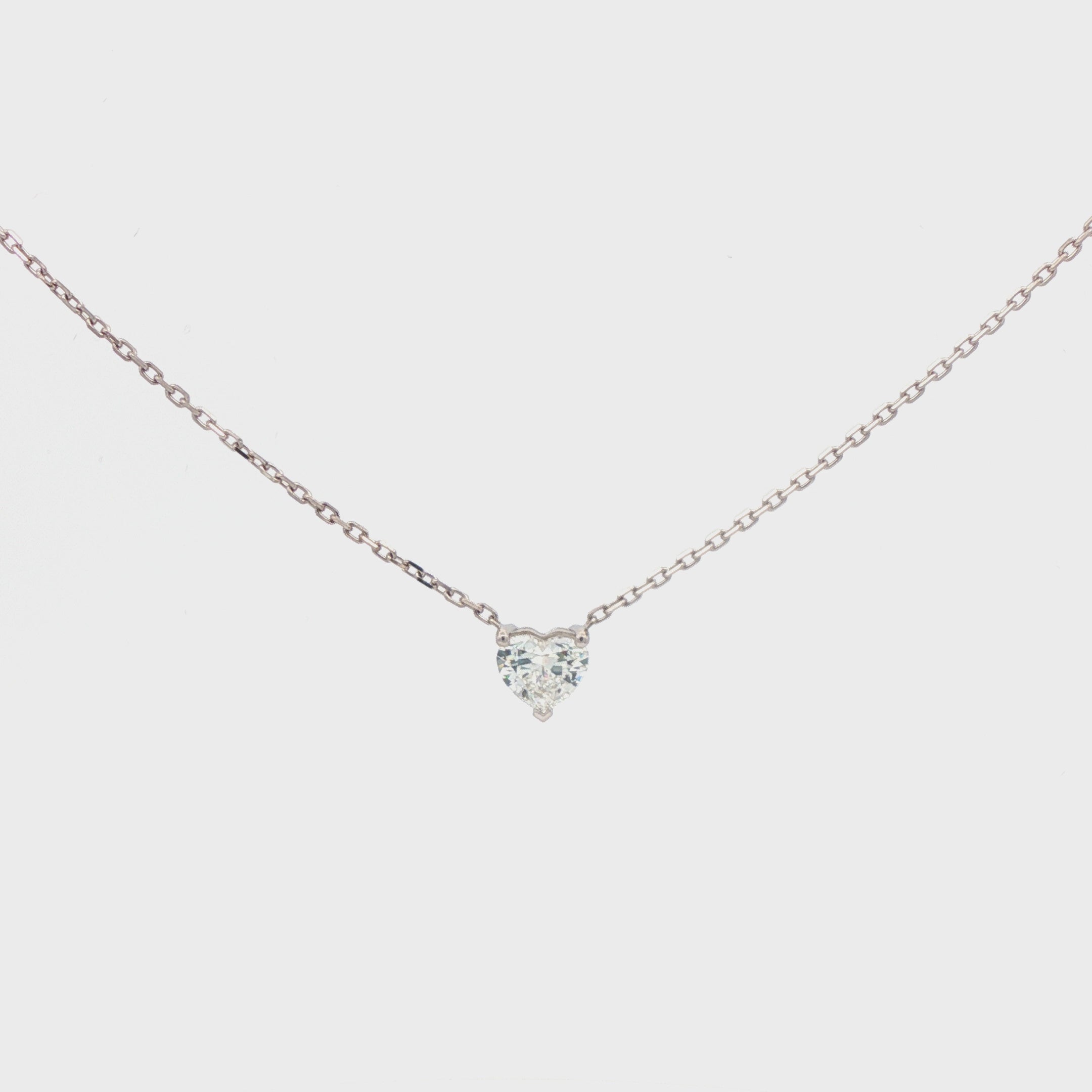 1ct Heart Pendant