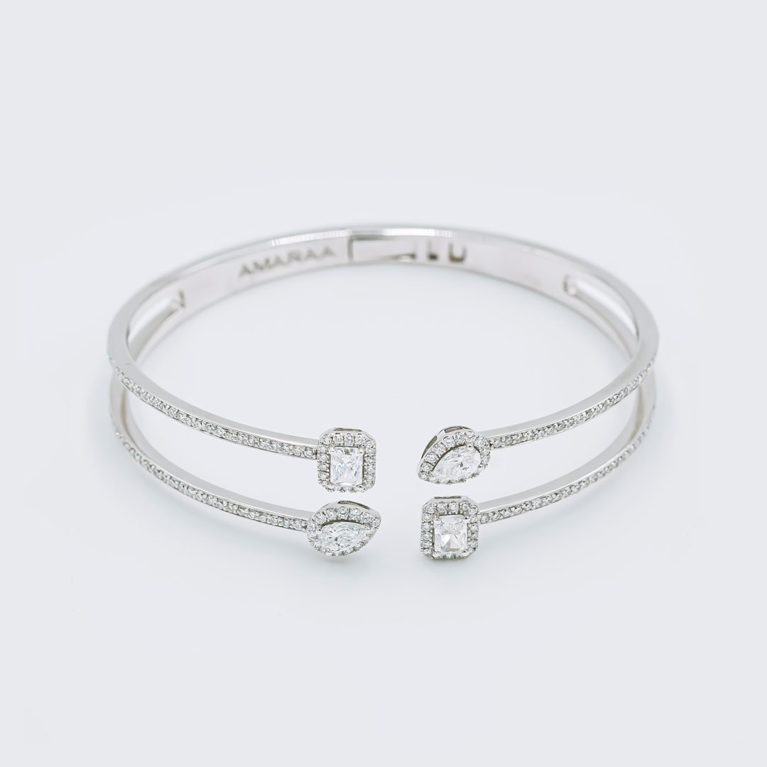 BRACELET - RADIATING PAIR BANGLE